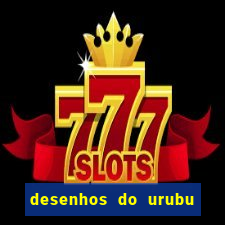 desenhos do urubu do flamengo para colorir